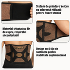 Centură lombară cu fir de cupru